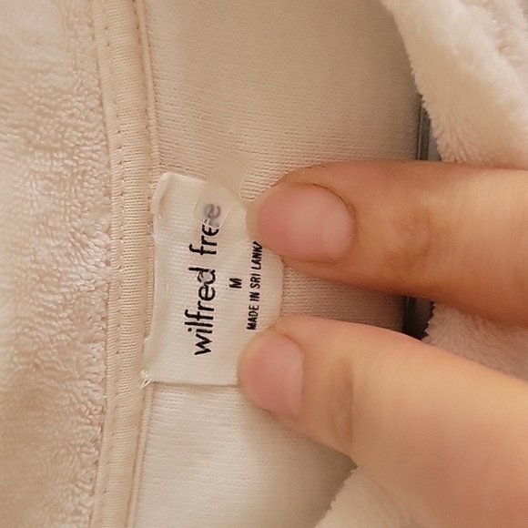 Aritzia WILFRED Terrycloth Top M - Picture 3 of 6